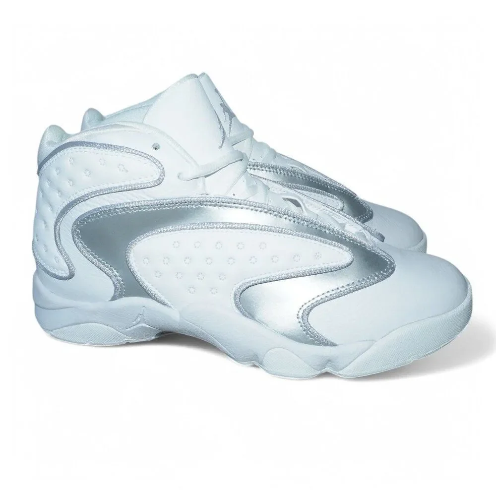 Air Jordan OG 'White Metallic Silver' Basketball Shoes CW0907-100 Women's 9‎